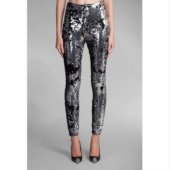 $980 ISABEL MARANT Madilio Sequin Pants 4 - Picture 4 of 9